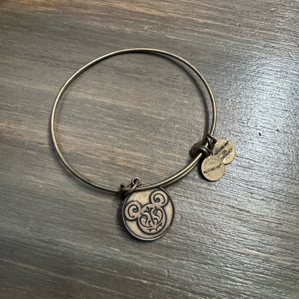 Gold Mickey Mouse Charm Bracelet